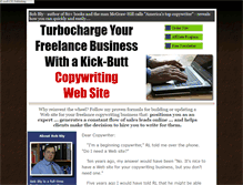 Tablet Screenshot of copywriterwebsites.com